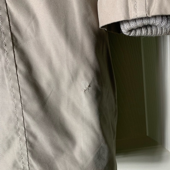 TNA | Beige Tan Camel Back Wool Cuffed Parka - XS - Picture 7 of 16